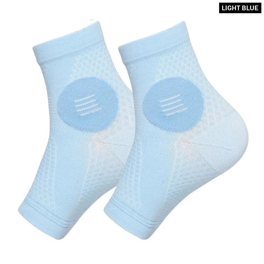 1pair Peripheral Neuritis Compression Diabetic Toeless Socks for Ankle Gout