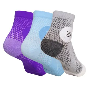 1pair Peripheral Neuritis Compression Diabetic Toeless Socks for Ankle Gout