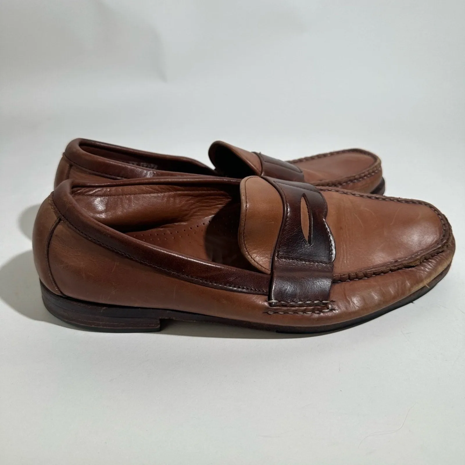 Allen Edmonds Burke Penny Loafers - 10