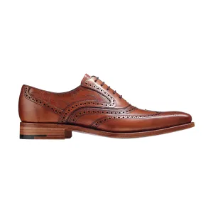 Barker McClean Oxford Brogue - Antique Rosewood Paisley Made in England 382926