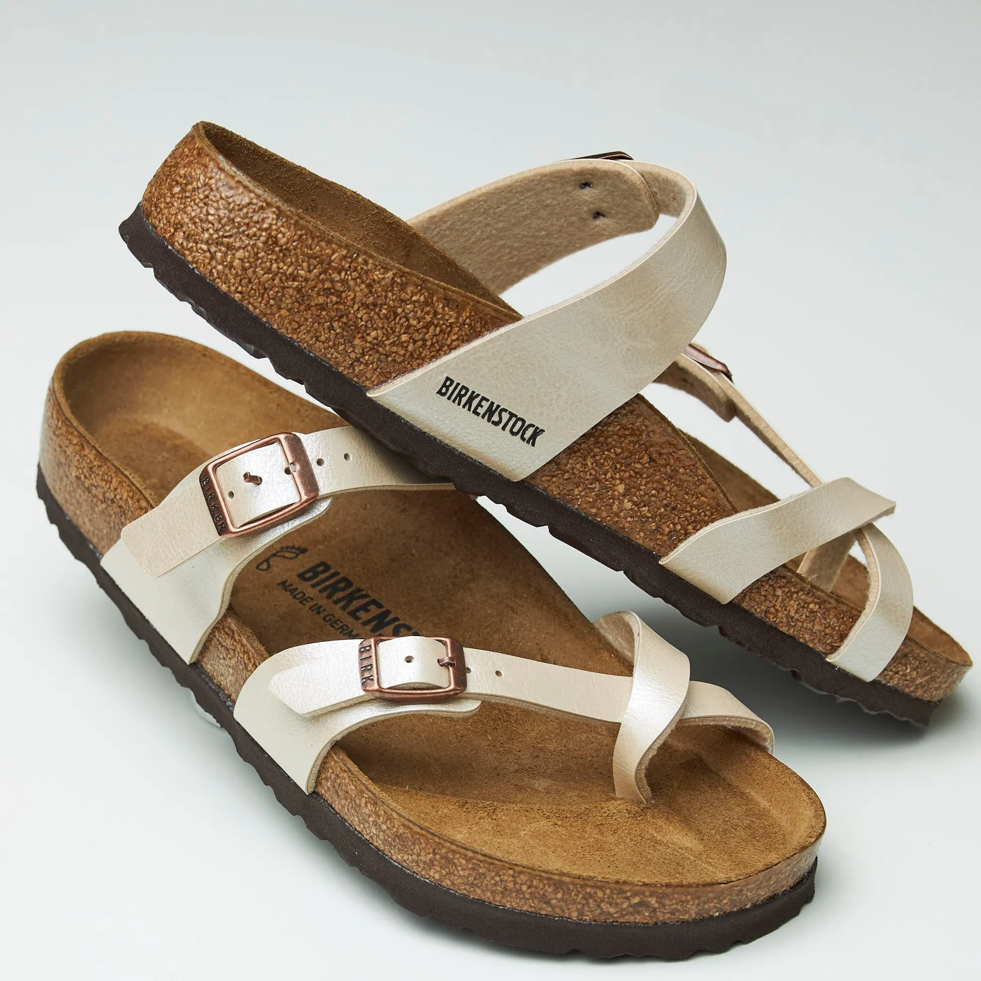 Birkenstock Taupe or Pearl Mayari Sandals