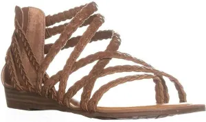 Carlos by Carlos Santana Women Amara 2 Split Toe Casual Braided Strap Tan US 6 M