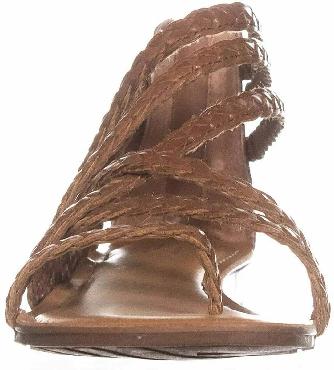 Carlos by Carlos Santana Women Amara 2 Split Toe Casual Braided Strap Tan US 6 M