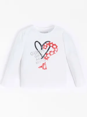 Girls Are Better Logo White T-Shirt (2-7)