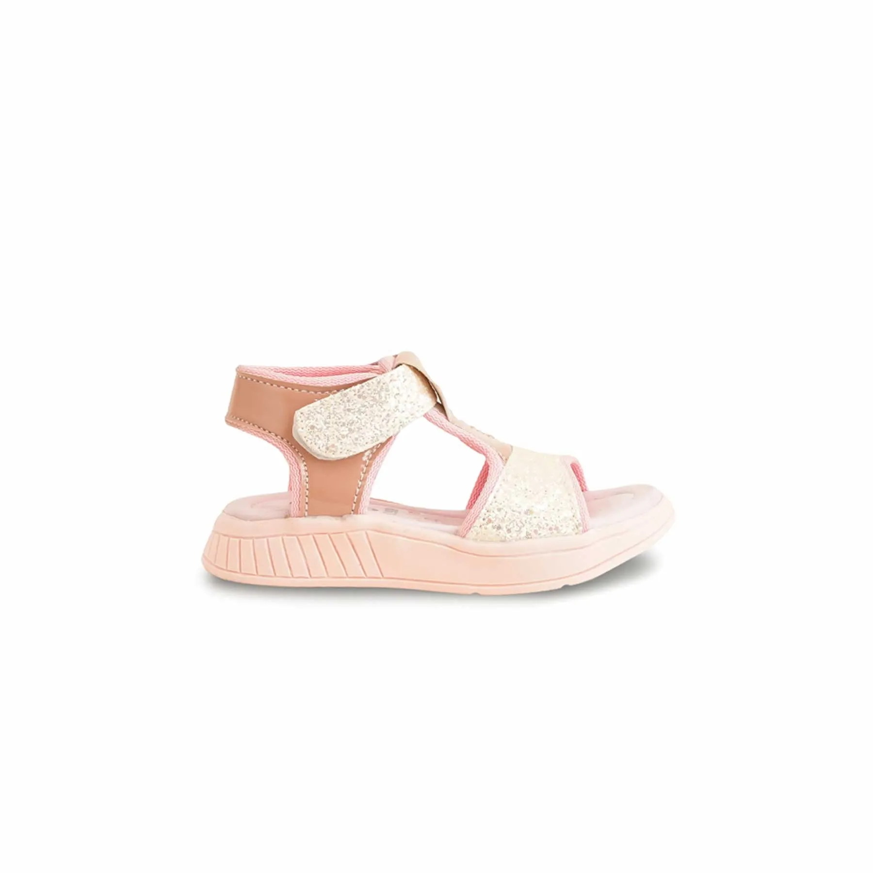 Girls Pink Casual Sandal KD9909