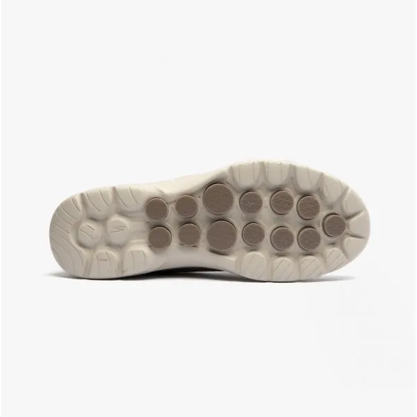 GO WALK 6-SEA COAST Ladies Slip-On Trainers Taupe/Natural