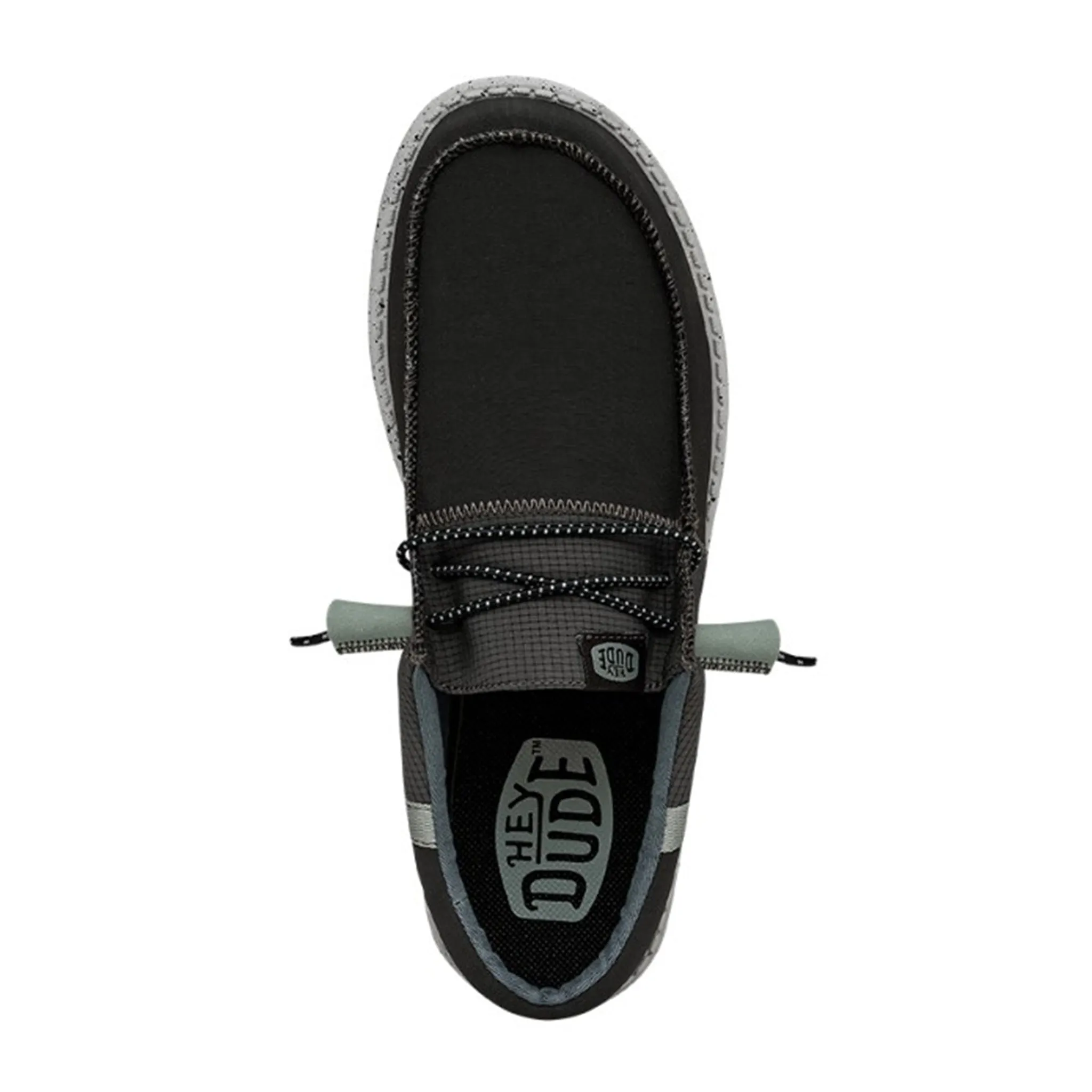 Hey Dude Men's Wally Tri Nylon Trailhead Charcoal