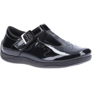 Hush Puppies Eliza Junior Patent School Shoes
