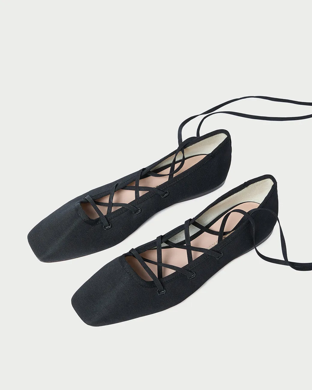 LOUISA LACE-UP BALLET FLAT