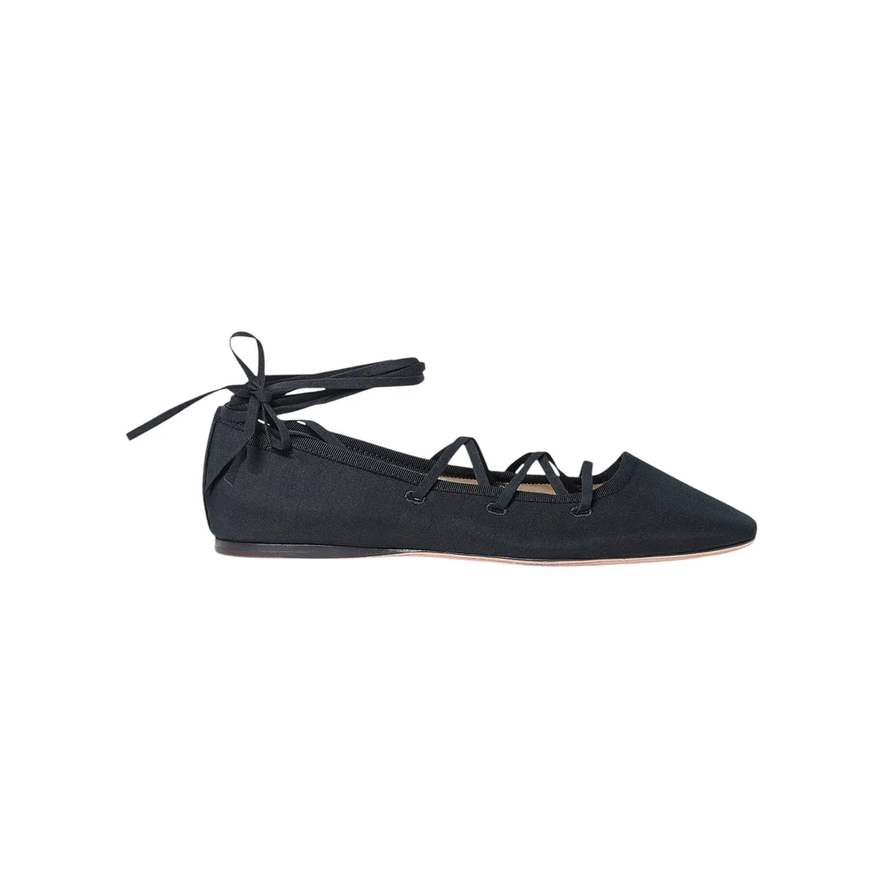 LOUISA LACE-UP BALLET FLAT