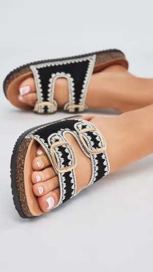 LUCA black sandal