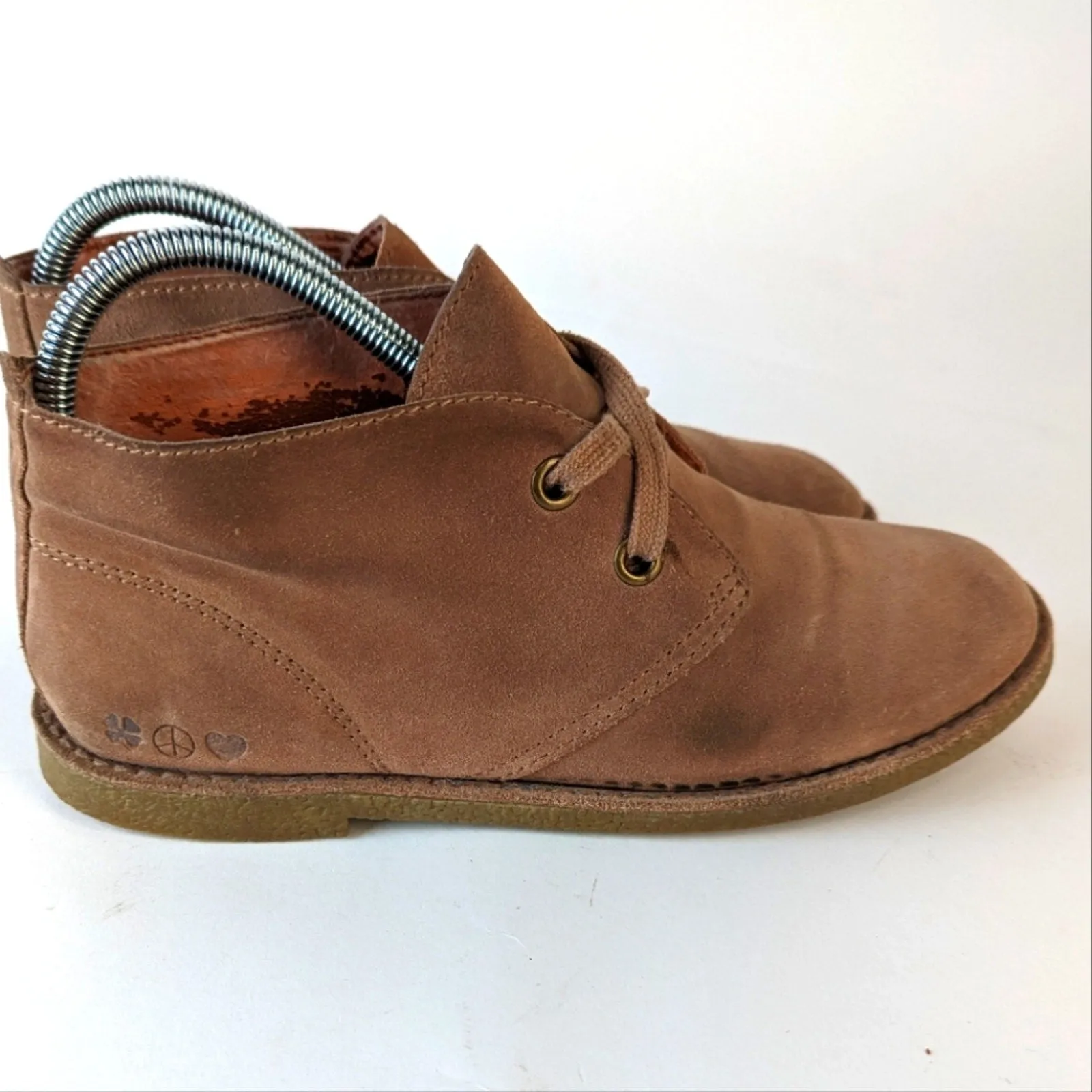 Lucky Brand Brown Suede Emillia Chukka Boots -7.5