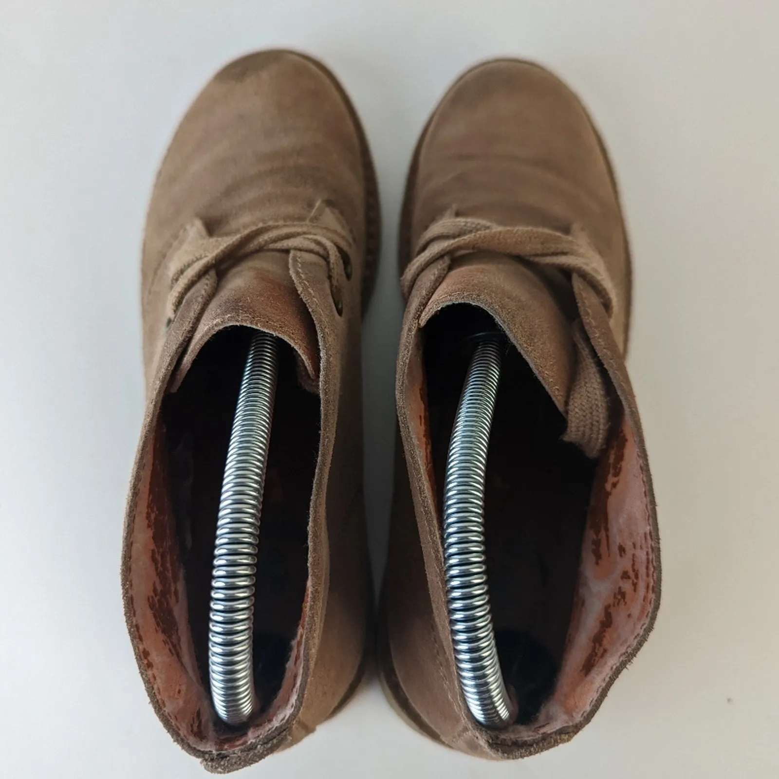 Lucky Brand Brown Suede Emillia Chukka Boots -7.5