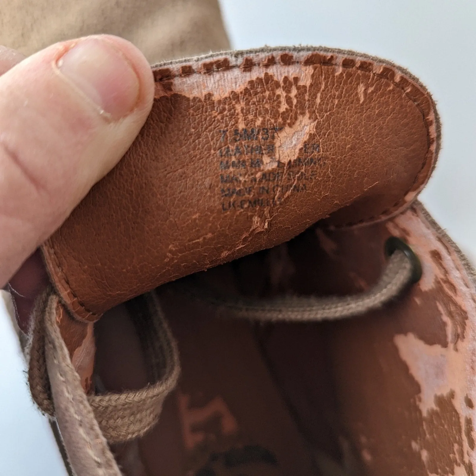 Lucky Brand Brown Suede Emillia Chukka Boots -7.5
