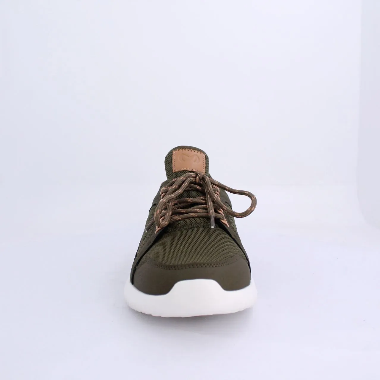 LUKI MENS LACEUP TRAINERS-KHAKI
