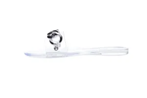 Midsummer Slide Sandal in Clear