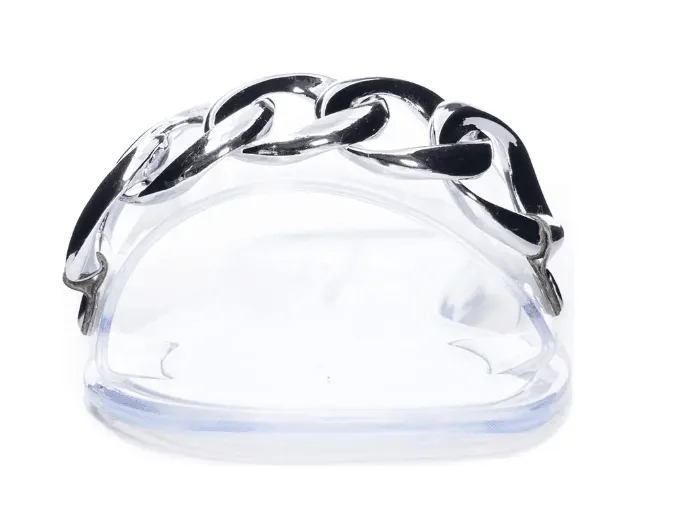 Midsummer Slide Sandal in Clear