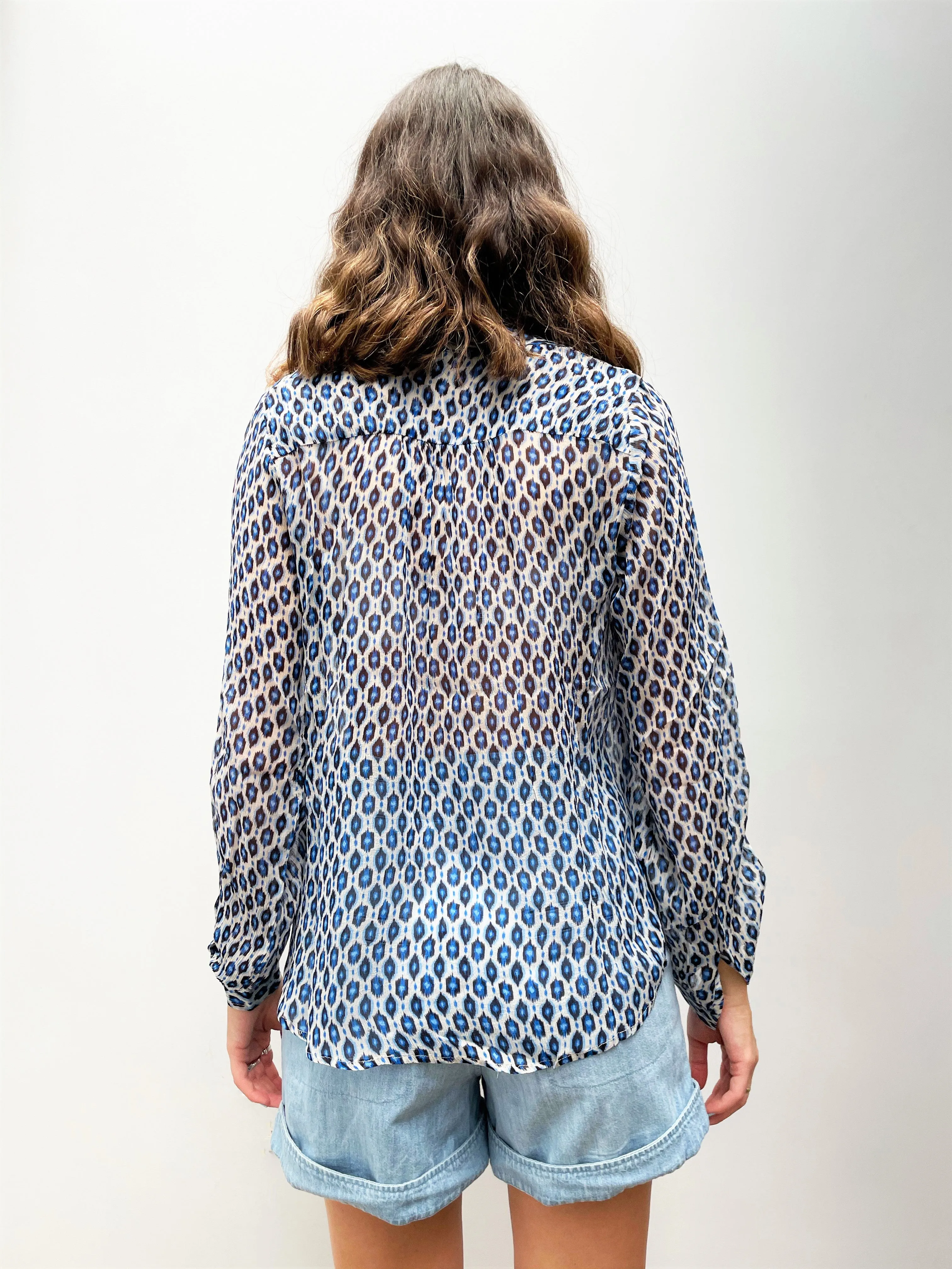 MOLIIN Ursula Blouse in Princess Blue