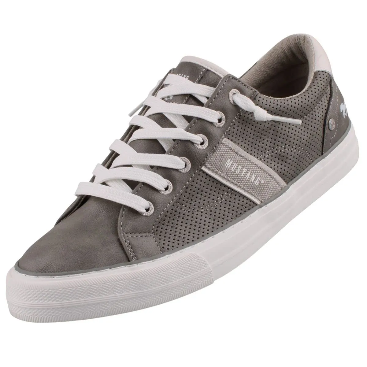 Mustang Grey Laced Trainer Style G