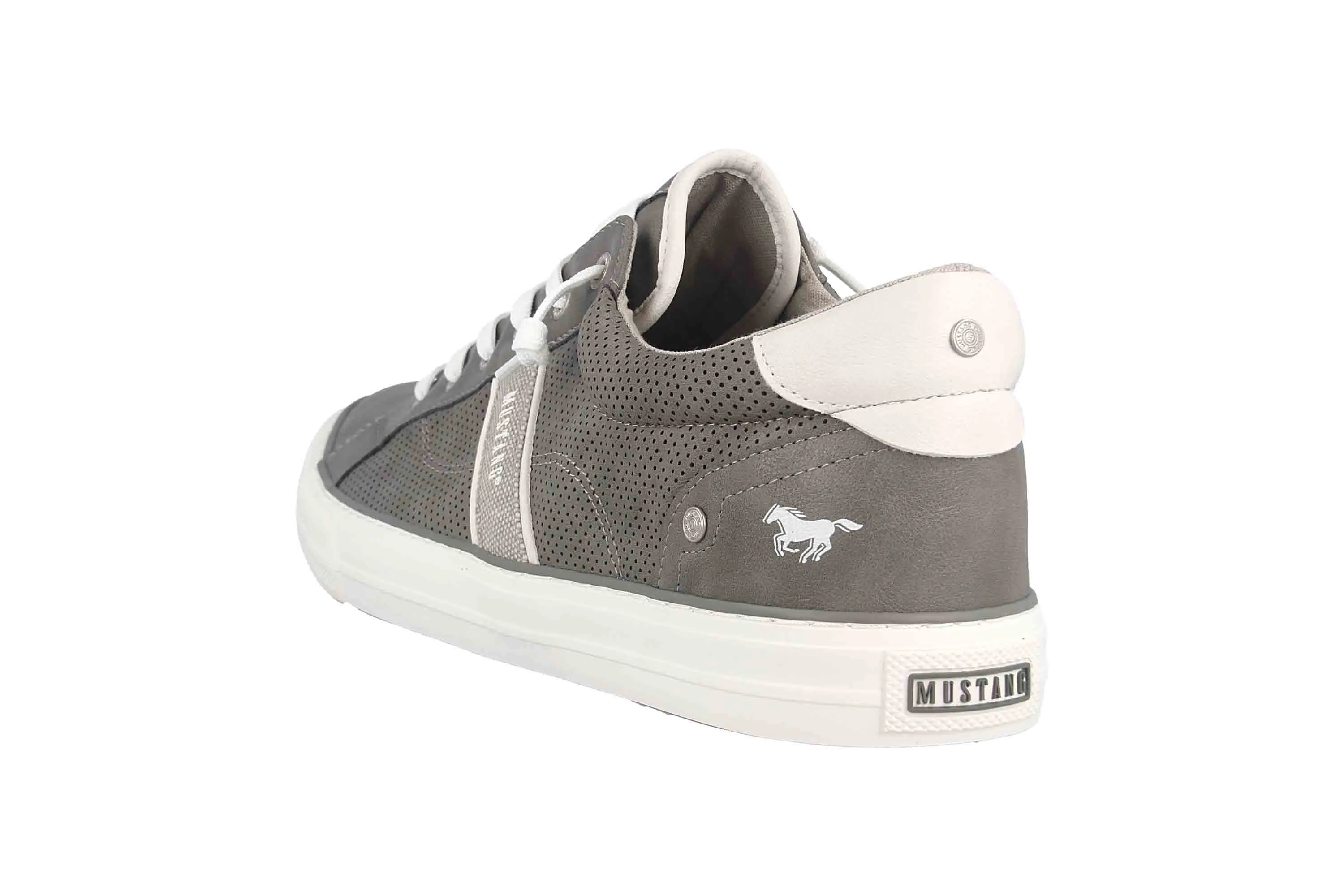 Mustang Grey Laced Trainer Style G