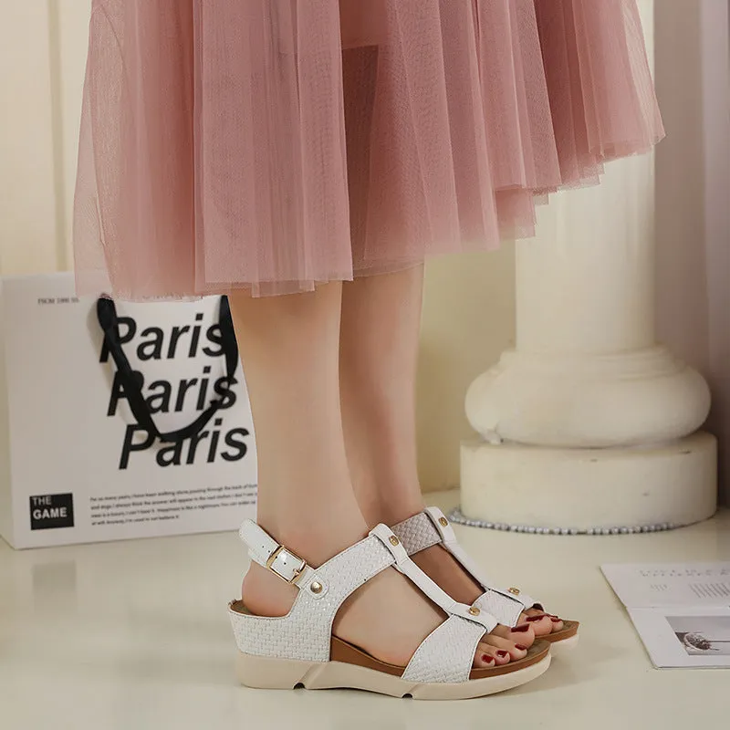 Nanccy Trendy Roman Elegant Woven Comfort Sandals