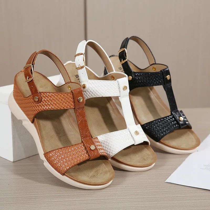 Nanccy Trendy Roman Elegant Woven Comfort Sandals