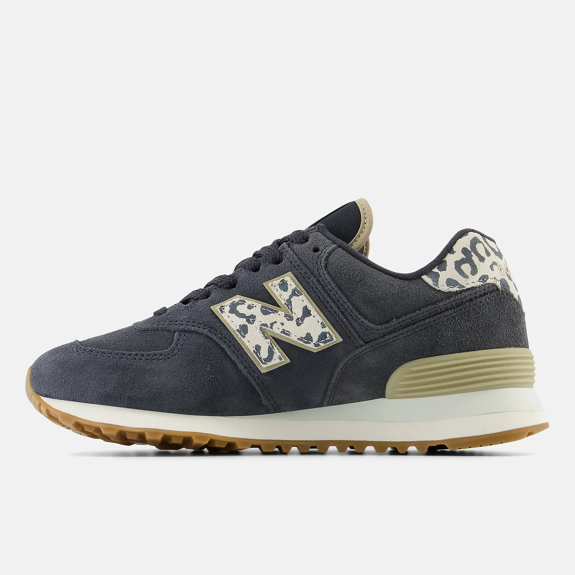 New Balance Womens 574 Fashion Trainers - Phantom / Sea Salt
