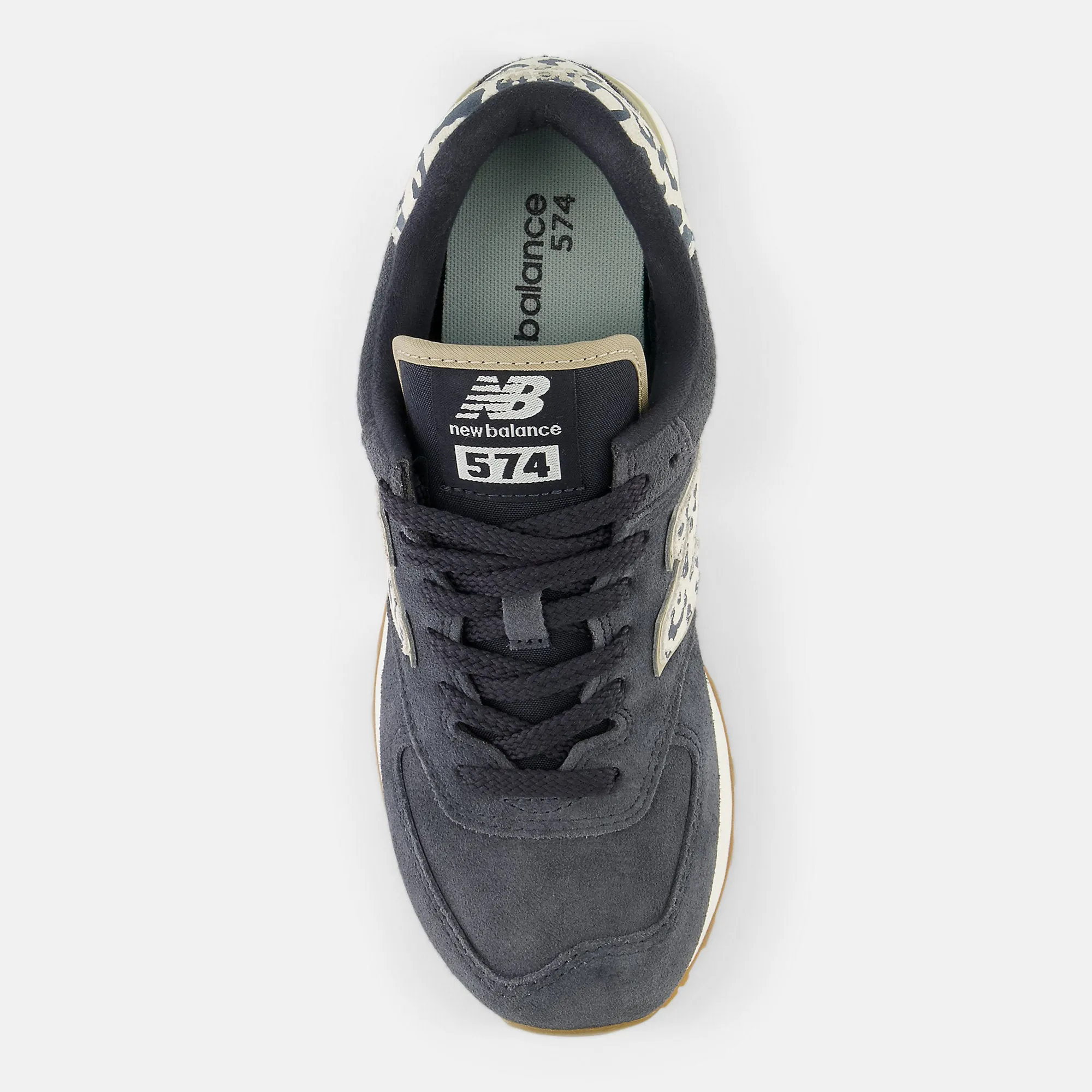 New Balance Womens 574 Fashion Trainers - Phantom / Sea Salt