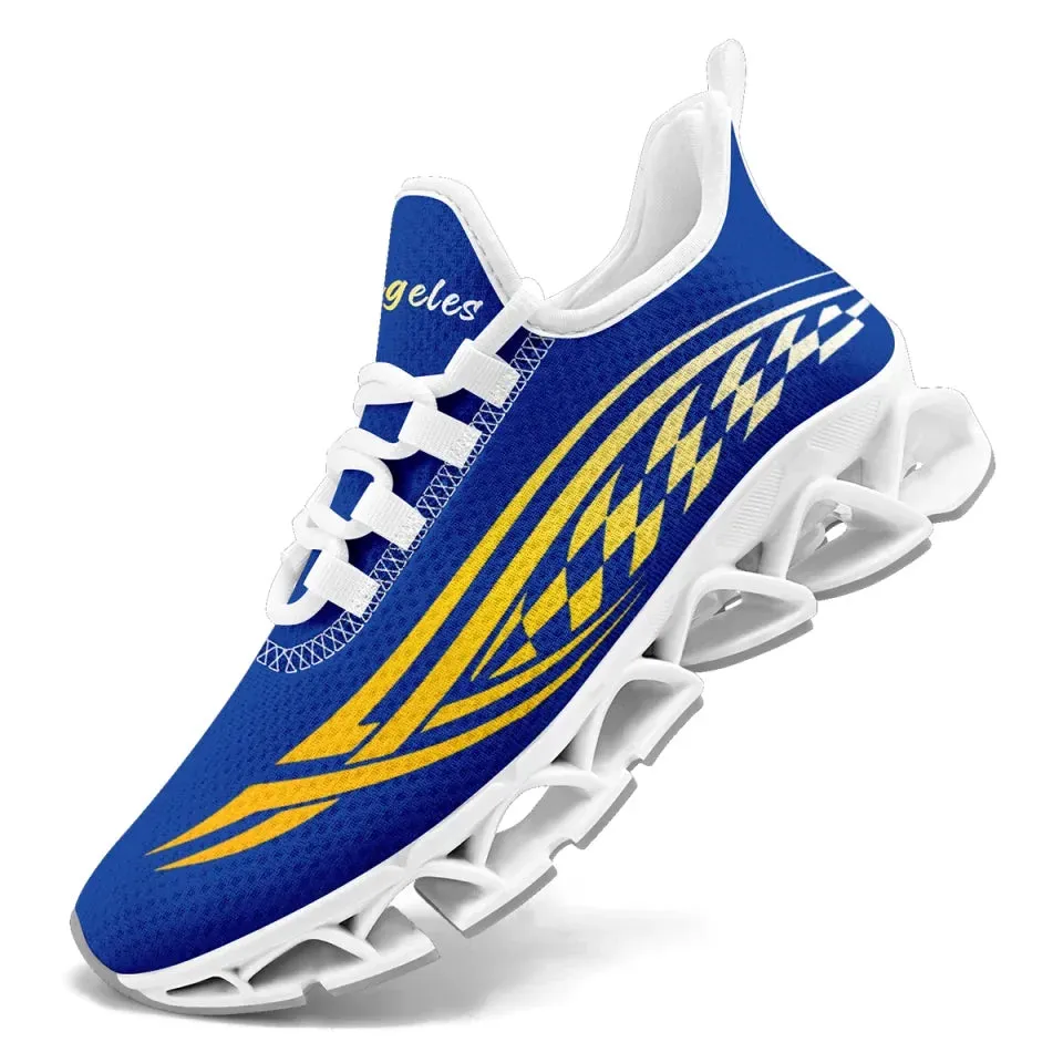 NFL Los Angeles Rams Knitted Camouflage Sport Team Max Soul Shoes