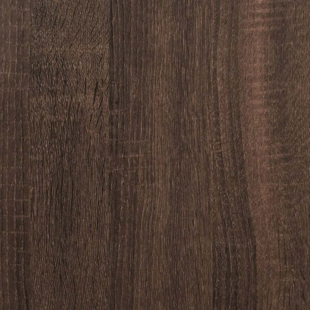 Shoe Cabinet Brown Oak 80x42x69 cm Engineered Wood