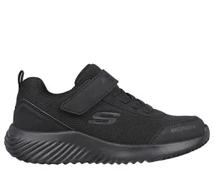 Skechers Bounder Dripper Drop Black Velcro Trainers 403739L BBK