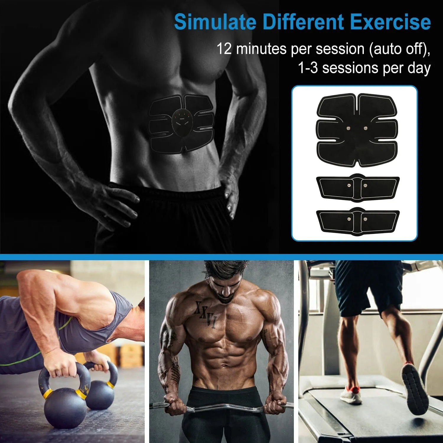 Smart Abs Stimulator Muscle Toning Belt Trainer