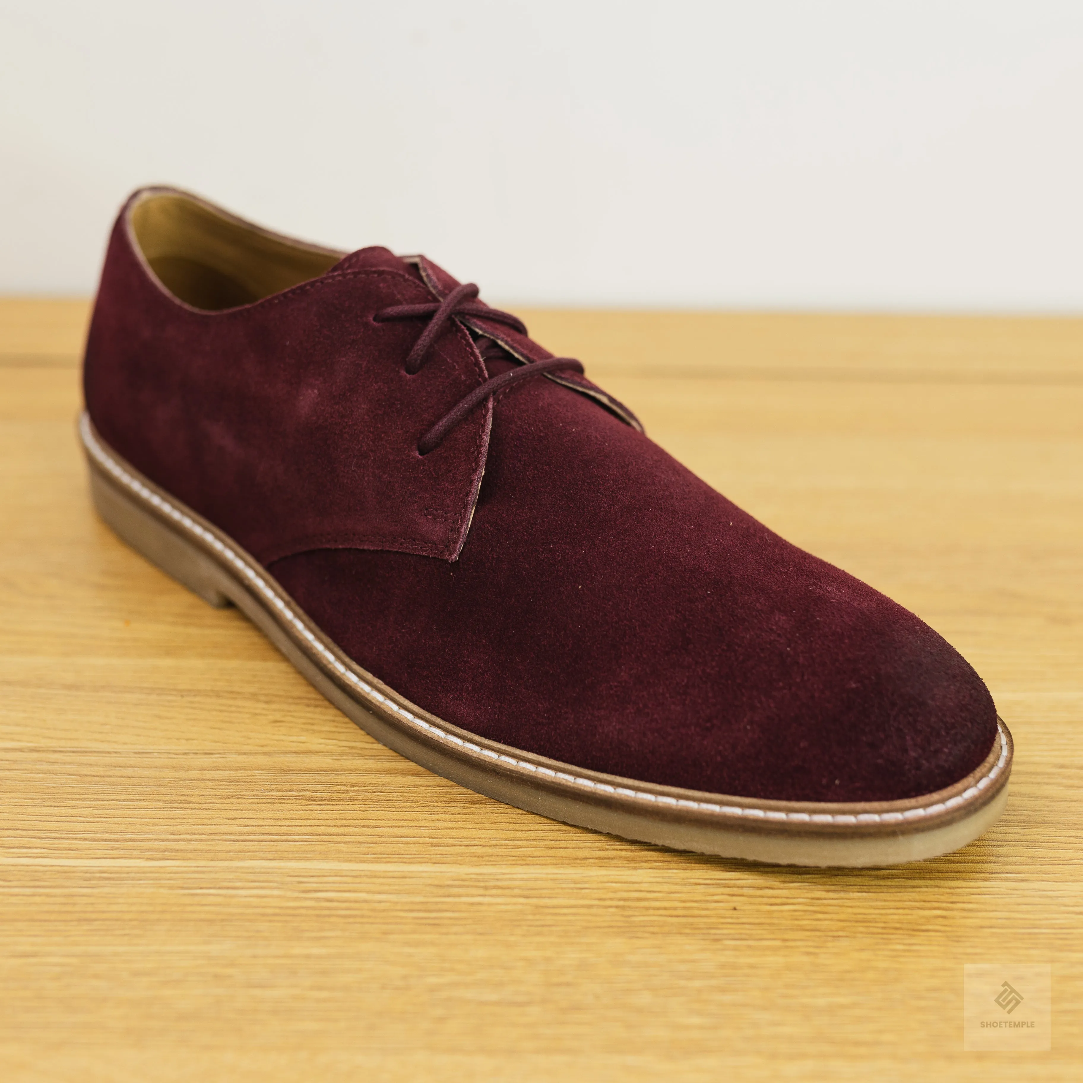 Staple Superio Derby Blucher Suede Shoes