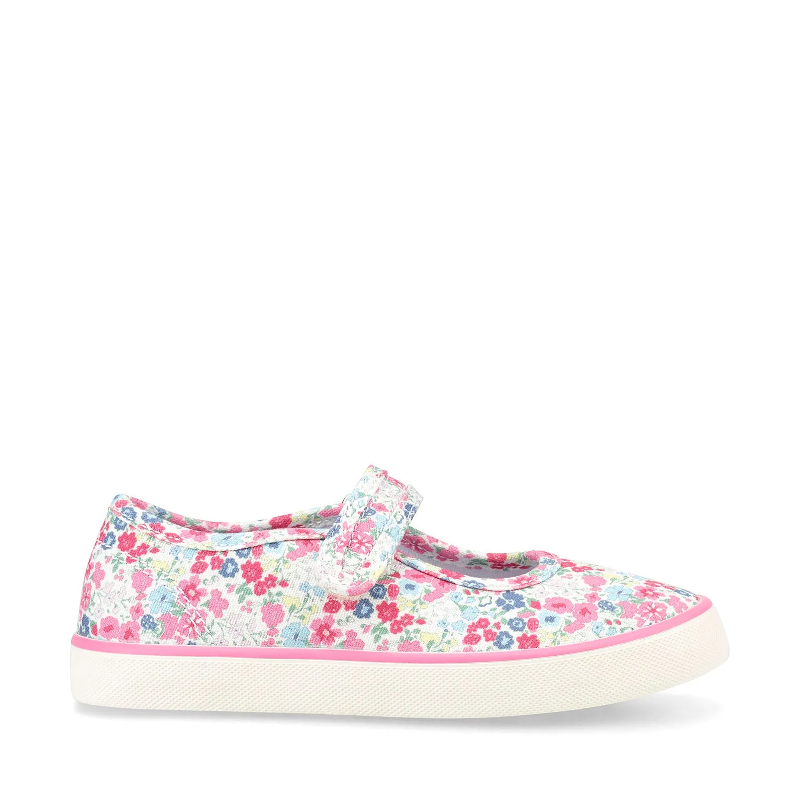 Start-Rite Blossom Pink Floral Canvas
