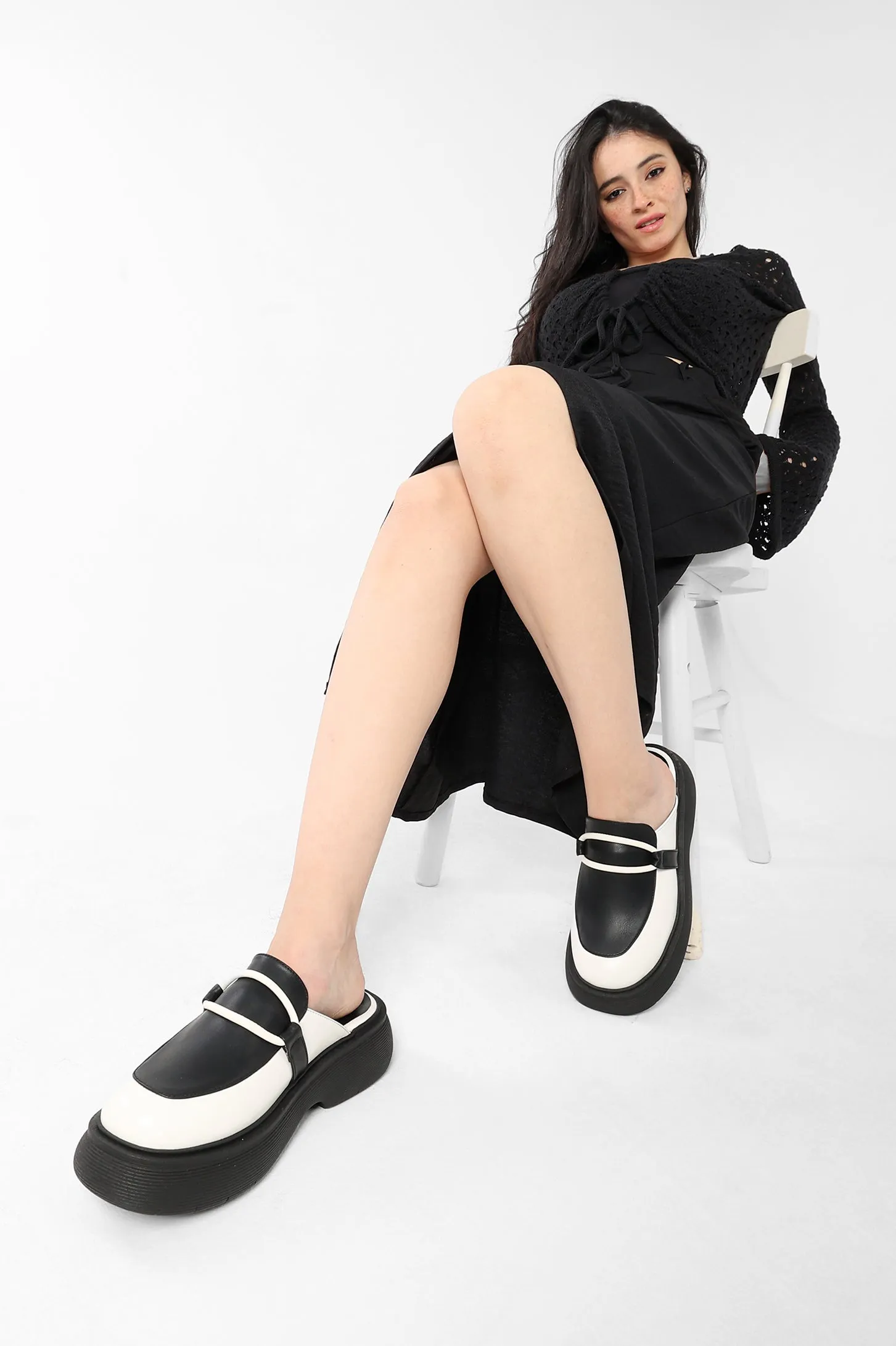 Urban Chunky Clogs - White