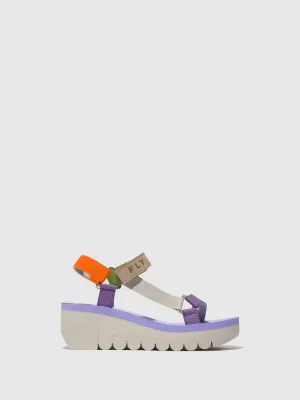 Velcro Sandals YEFA726FLY MULTICOLOR (VIOLA)